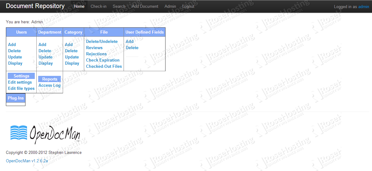 opendocman back-end