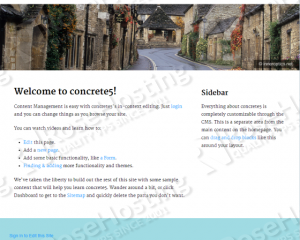 concrete5 website