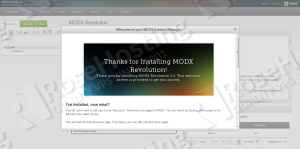 modx install