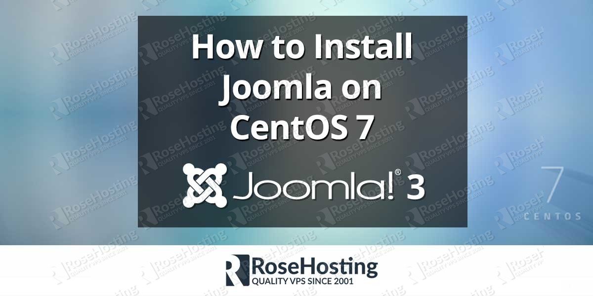 Install Joomla on CentOS 7