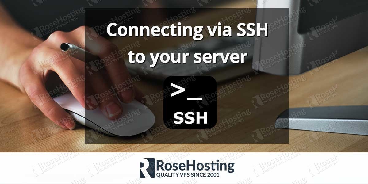 Connecting via SSH to your server