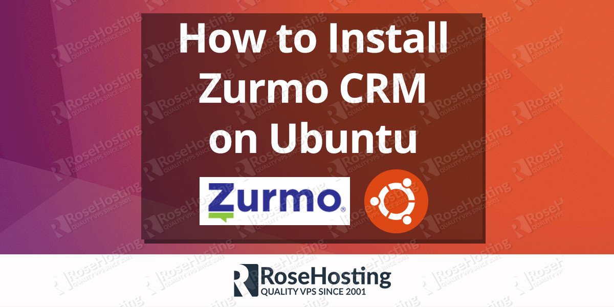 Install Zurmo CRM on Ubuntu