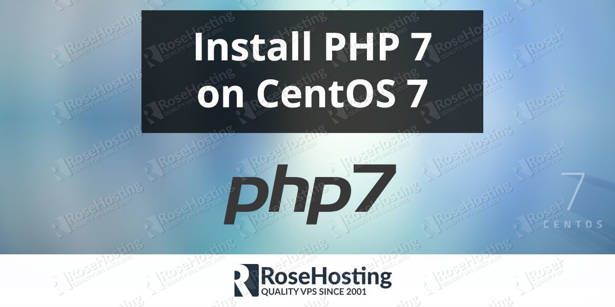 Install php 7 on centos 7