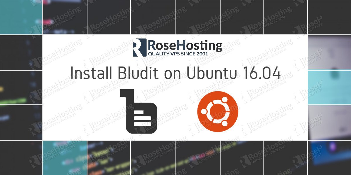 Install Bludit on Ubuntu 16.04