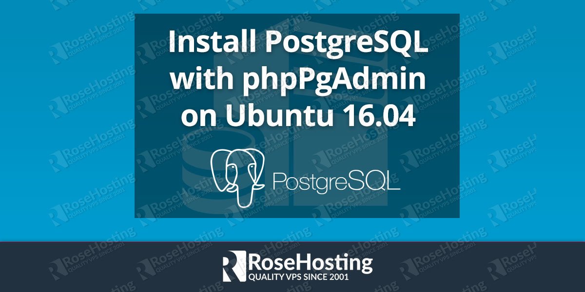 Install PostgreSQL with phpPgAdmin on Ubuntu