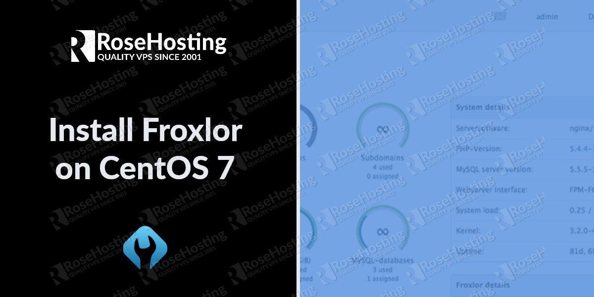 Install Froxlor on CentOS 7