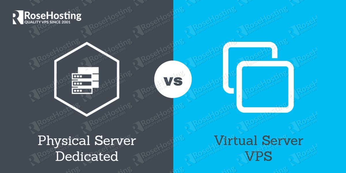 Physical Vs Virtual Server Rosehosting Images, Photos, Reviews