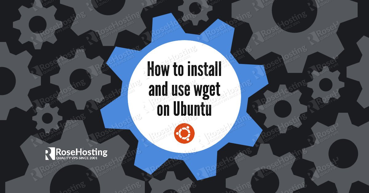 install and use wget on Ubuntu