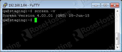 Screen Command Example in Linux