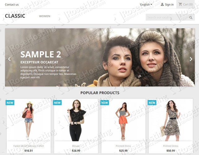 prestashop ecommerce software