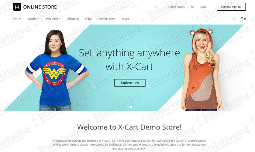 x-cart ecommerce software