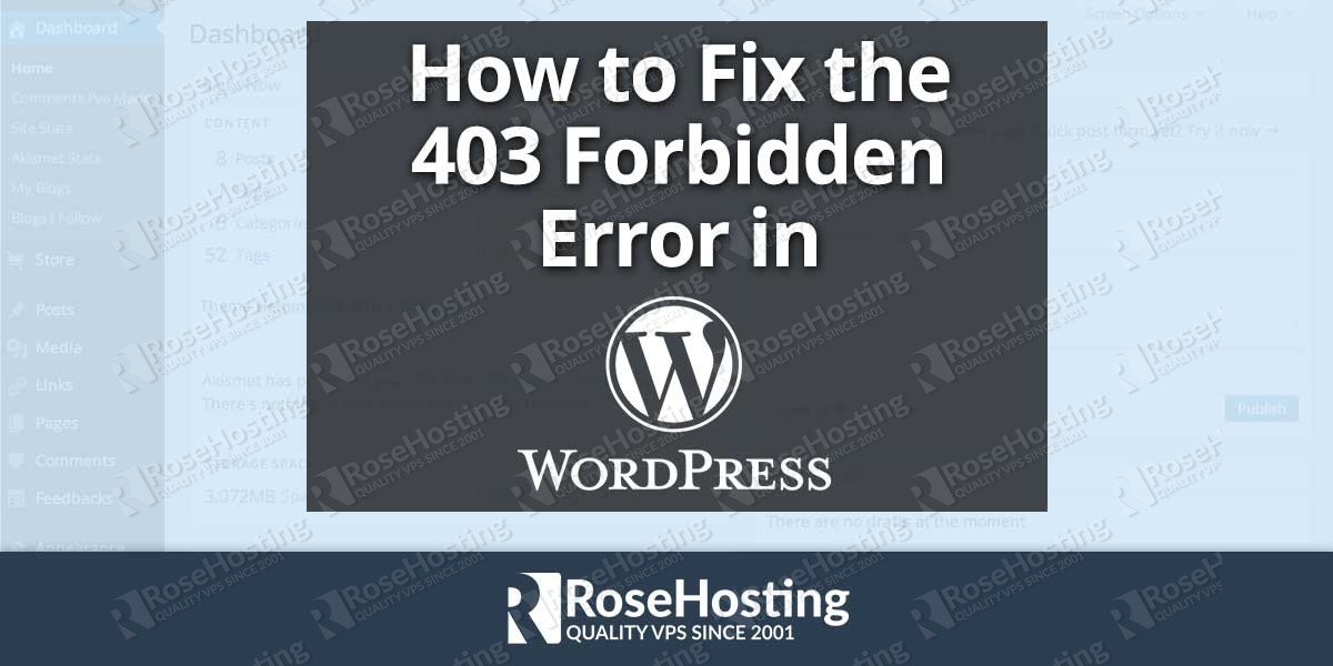 403 Forbidden Error in WordPress