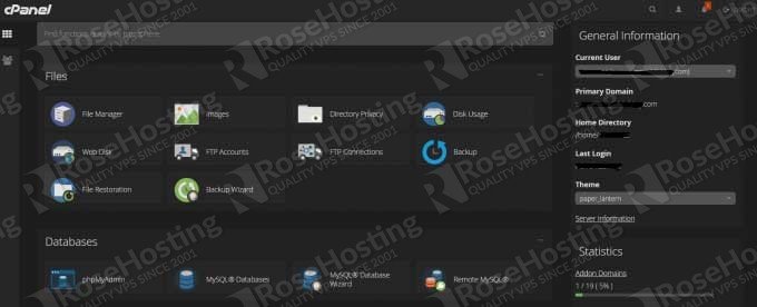 How to host a website on a cpanel shared hosting account