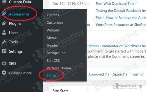 Add Code to functions.php in WordPress