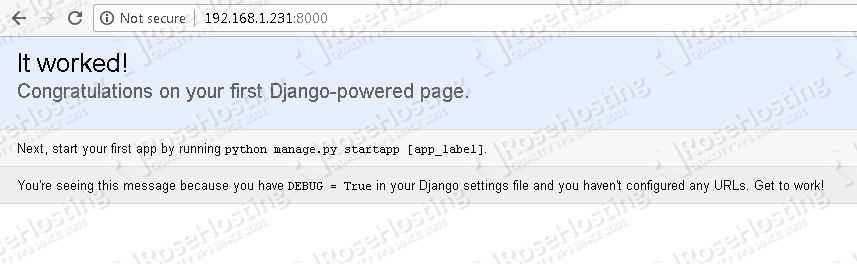 how to install django on centos 7