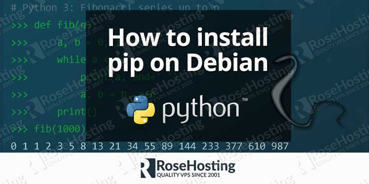 How to Install pip on Debian 9