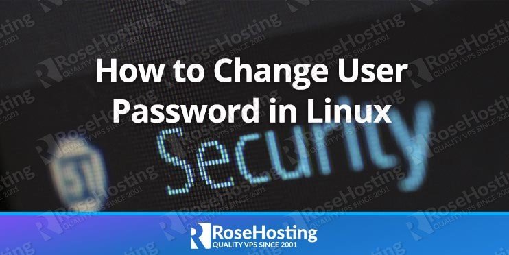 Linux Change User Password