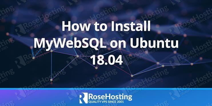 Install MyWebSQL on Ubuntu 18.04