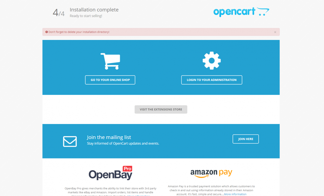 How to Install OpenCart on Ubuntu 18.04 | RoseHosting