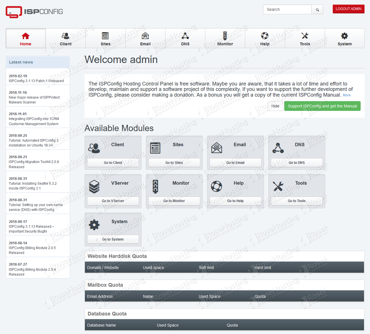 How to install ISPConfig 3 on CentOS 7 | RoseHosting