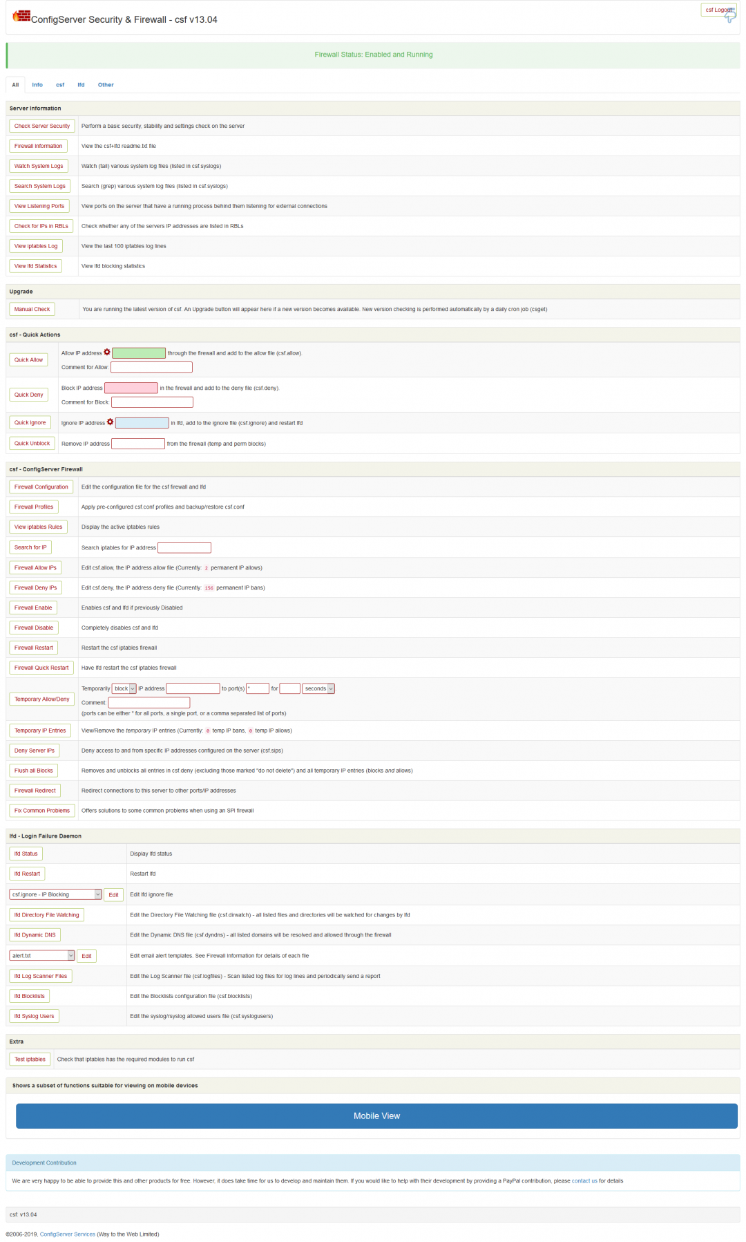 How to Configure a Firewall with CSF on Debian 9 | RoseHosting