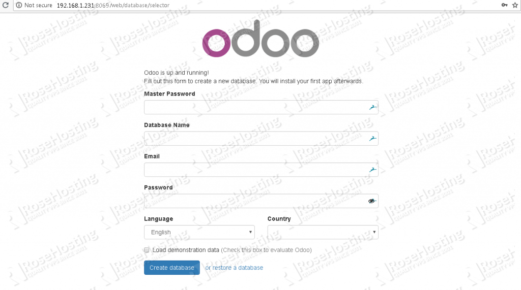 how to install odoo 11 on centos 7 with nginx as a reverse proxy