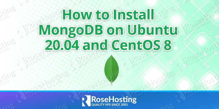 how to install mongodb on ubuntu 20.04 and centos 8