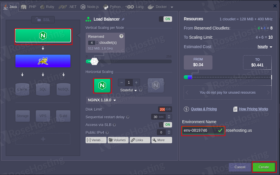 guide to enable modsecurity web application firewall inside nginx server on the rosehosting cloud platform