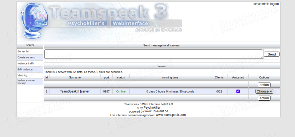 download teamspeak 3 server linux