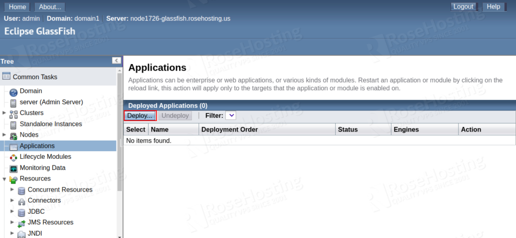 configure glassfish cluster using automatic load balancing