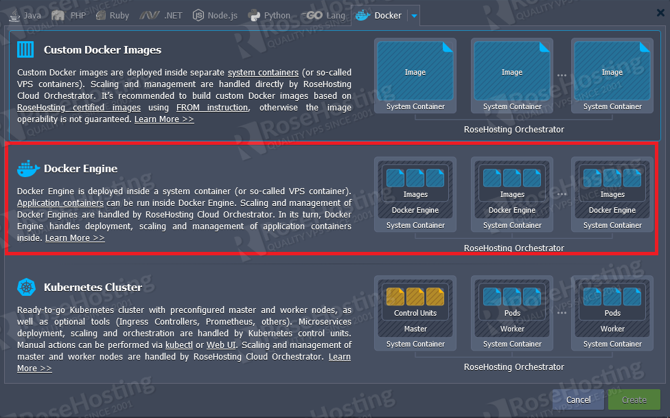 set up docker engine ce on rh cloud