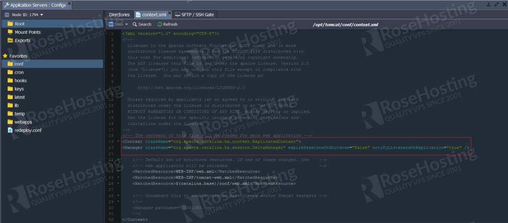 automated clustering for tomcat and tomee