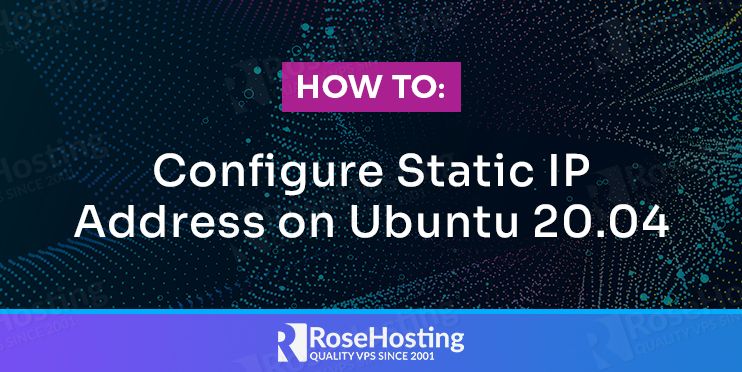 how to configure static ip address on ubuntu 20.04