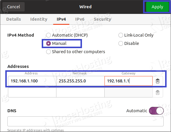 setting-up-static-ip-address-on-an-ubunt