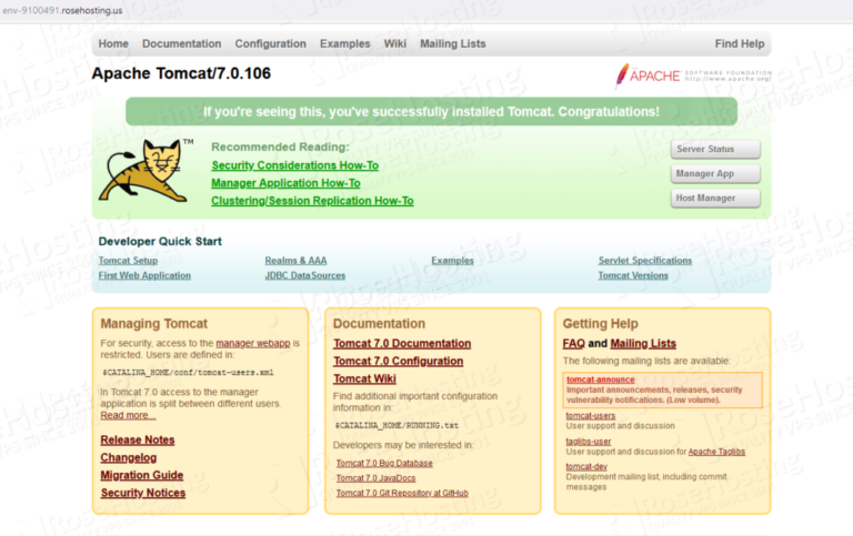 How to Install GitBlit on RoseHosting Cloud | RoseHosting