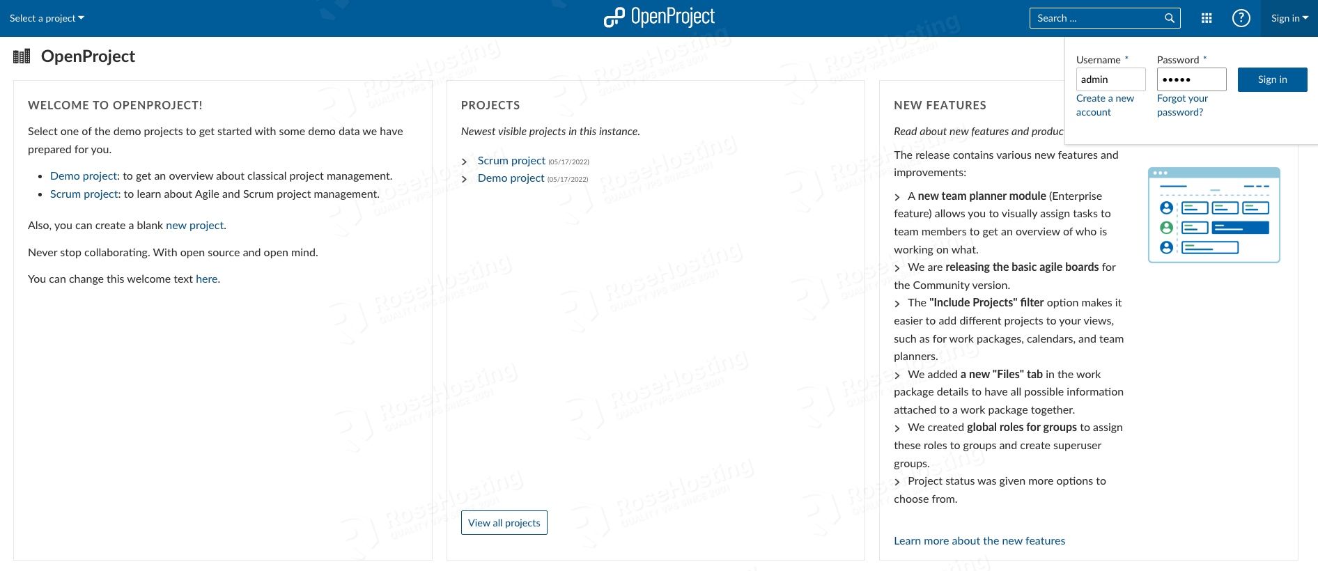 How to Install OpenProject on Ubuntu 22.04 - RoseHosting