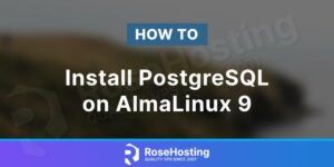 How to Install PostgreSQL on AlmaLinux 9 | RoseHosting