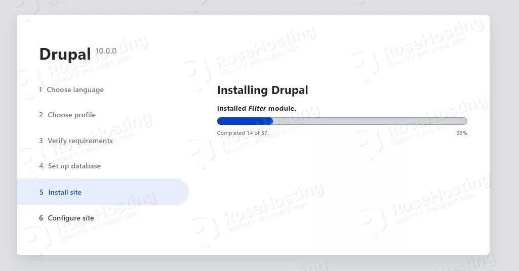 drupal installing