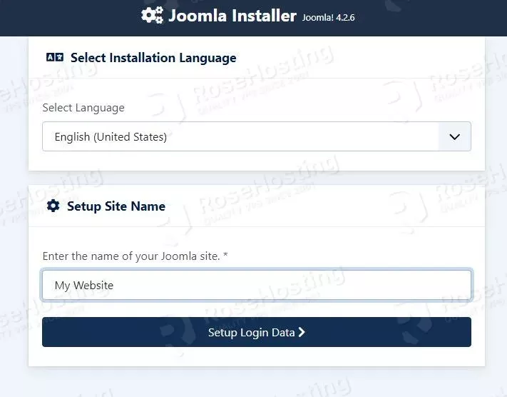 joomla website name