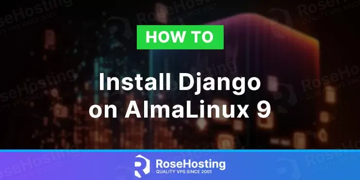 how to install django on almalinux 9