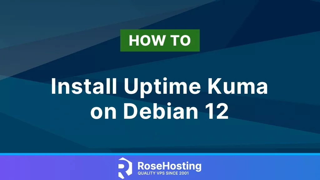 how to install uptime kuma on debian 12