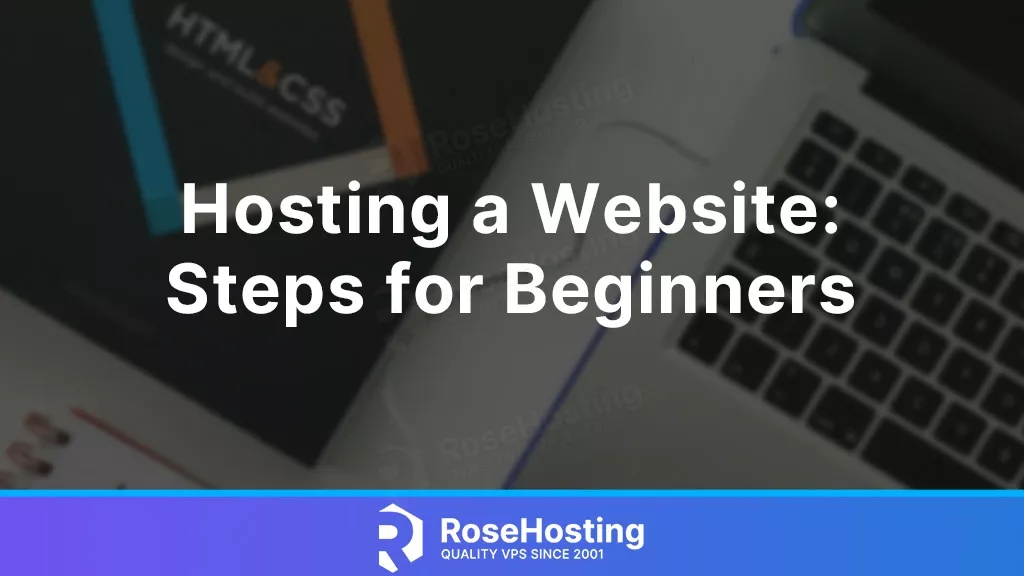 hosting a website steps for beginners