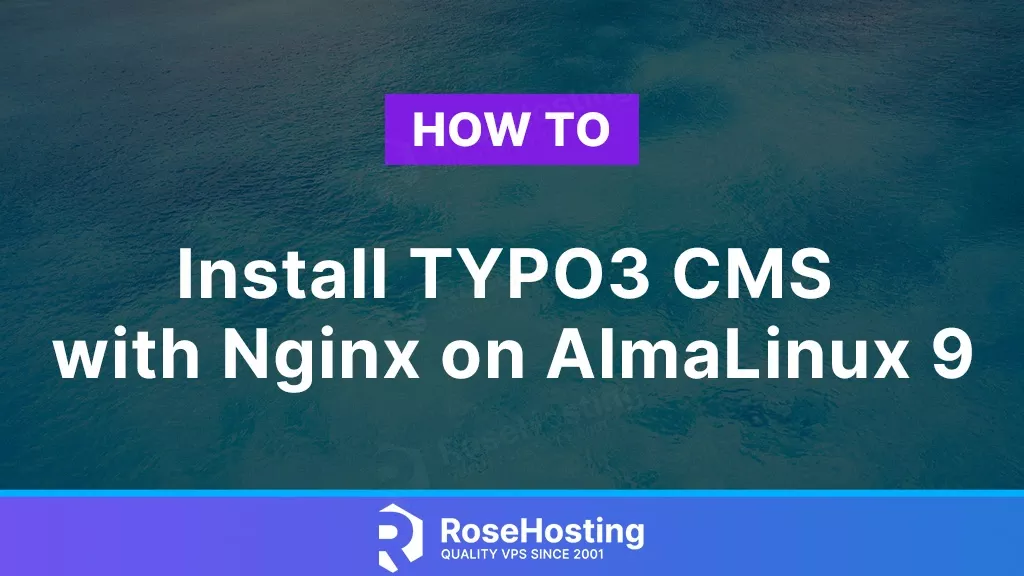 how to install typo3 cms with nginx on almalinux 9