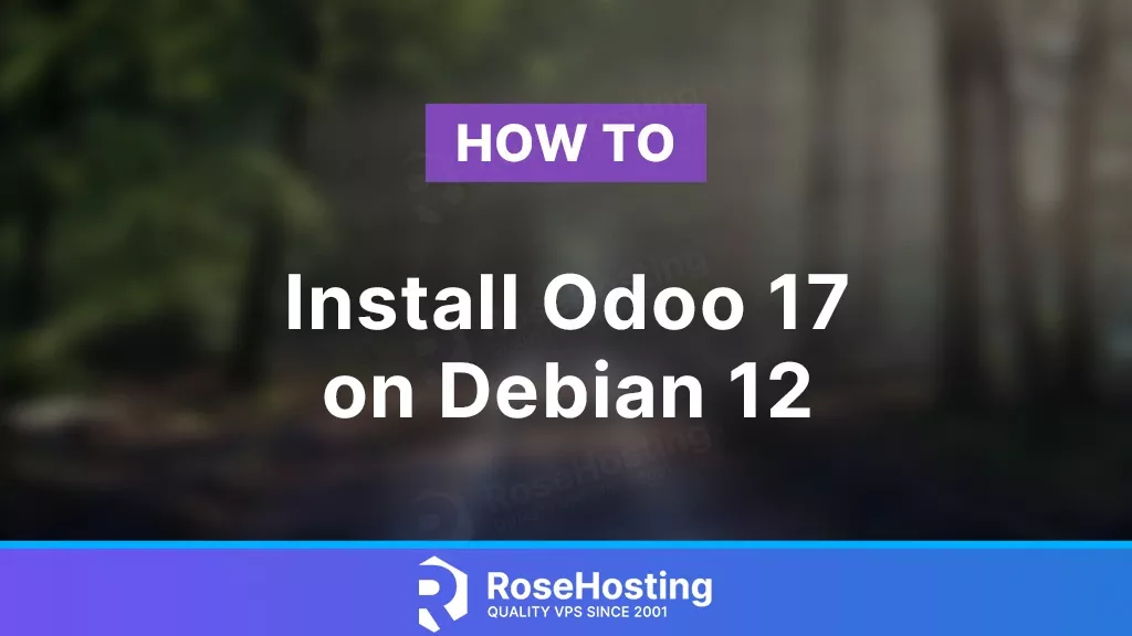 how to install odoo 17 on debian 12
