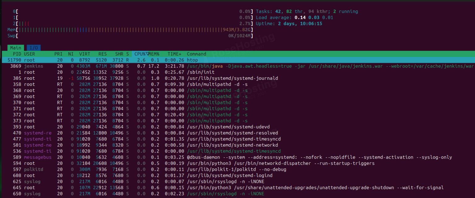 Linux List Processes – How to Check Running Processes | RoseHosting