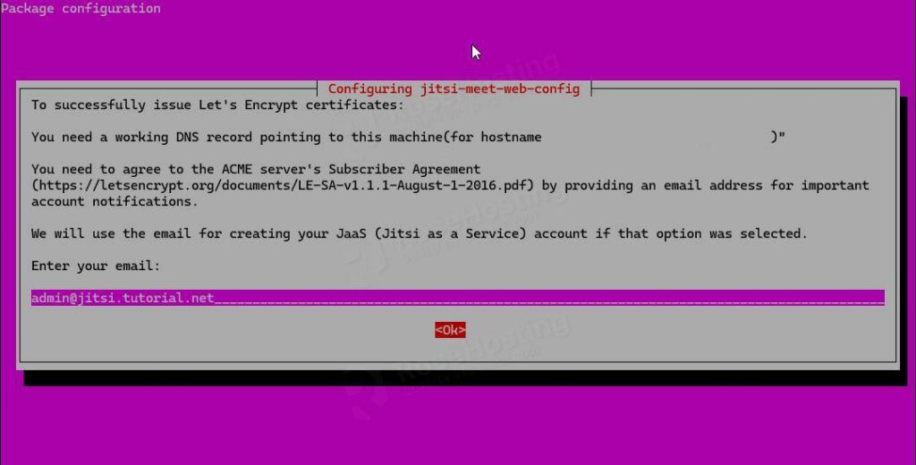 finalizing your Install of Jitsi on Ubuntu 24.04