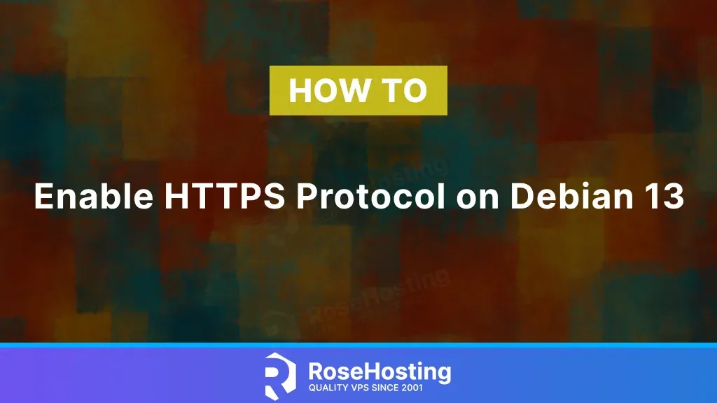Enable HTTPS on Debian 13