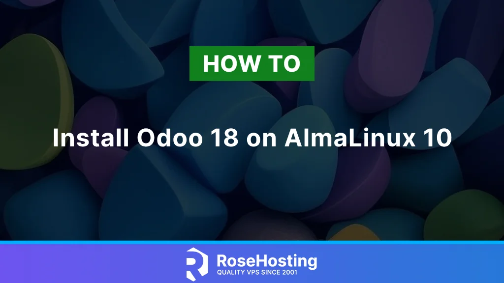 How to install Odoo 18 on AlmaLinux 10