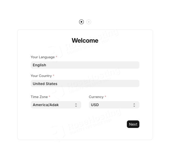 choose ERPNext language