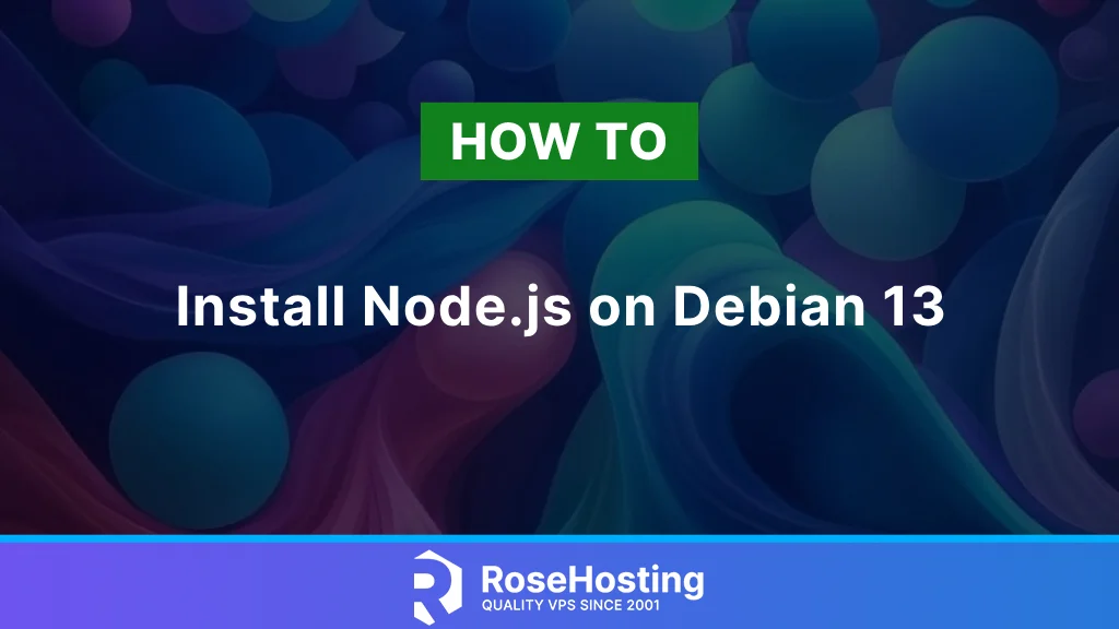 How to Install Node.js on Debian 13